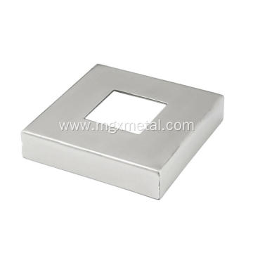 Stainless Steel Post Base Flange Square Cover